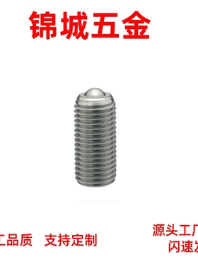 加长型不锈钢定位球头柱塞 钢珠顶丝BMSL/BSML/BSZL4 5 6 8 10 12