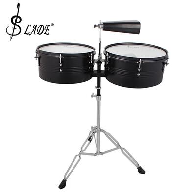 LADE电镀天巴鼓全套天巴雷鼓拉丁鼓演奏打击乐器14寸13寸小鼓