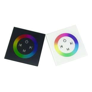 触摸七彩控制器RGB调色触摸墙式 LED触摸面板TM08厂家直销 控制器