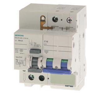 5SU9326-1CN16 低压 微型漏电保护断路器 6 kA 2P16A230 V