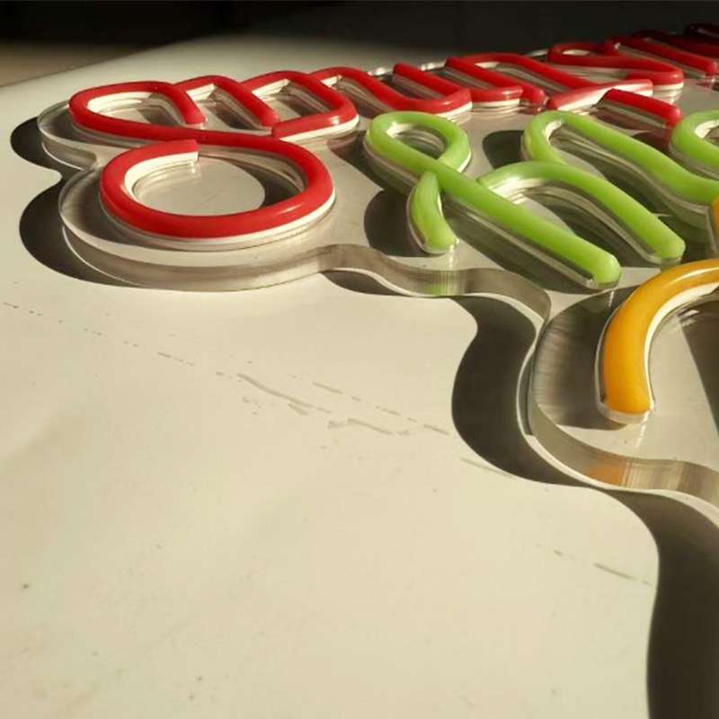 鹿角圣诞节快乐字母霓虹灯节日氛围装饰灯牌led亚克力创意造型灯