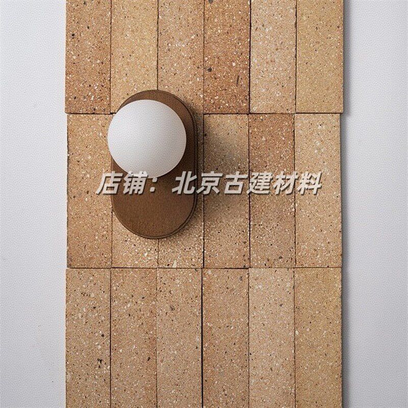 热销渐变砂结砖薄片酒吧咖啡店小酒馆背景墙手工砖切片墙砖沙砖外