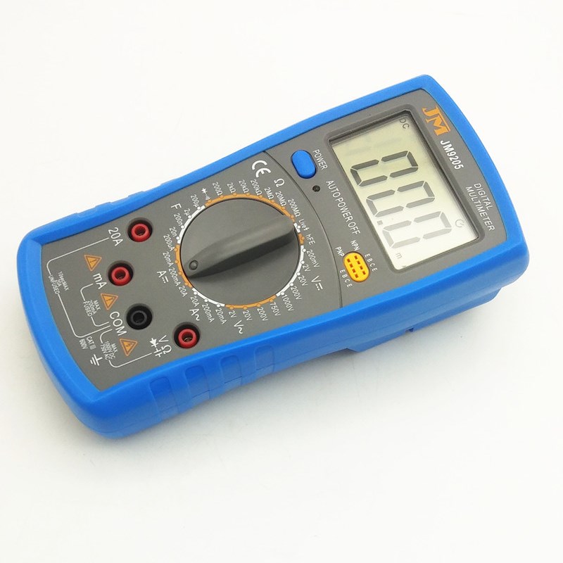 热销数字万用表多功能万能表通用高精密电压电容电阻测量智能防烧
