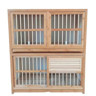 热销信鸽用品/竹木配对笼/赛鸽实木组合巢箱/鸽子巢箱配对笼/鸽子