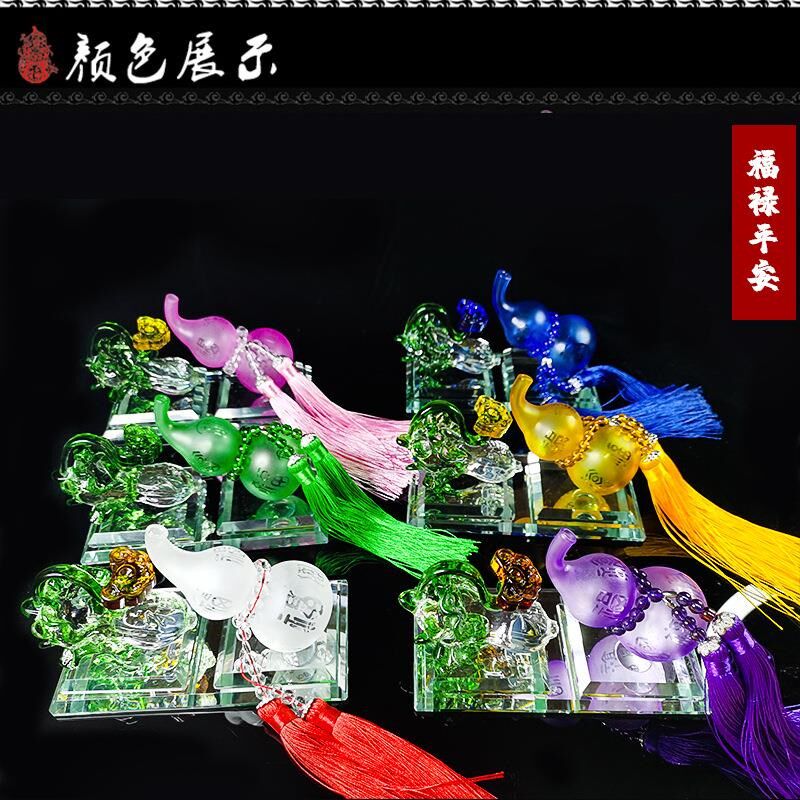 热销汽车摆件创意白菜汽车摆件如意葫芦汽车摆件车内装饰中控台摆