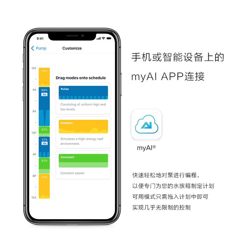 热销Ai造浪泵Nero5 Nero3鱼缸智能循环造流泵海缸造流机冲浪泵