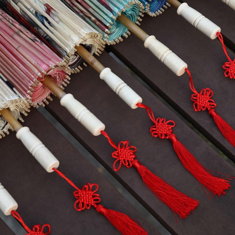 热销老式防雨桐油伞复古风古典装饰火锅店中式吊顶油纸伞景区道具