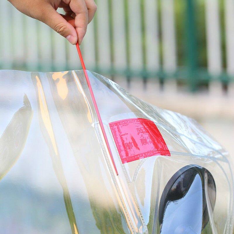 热销可折叠电动车摩托车前挡风塑料PC加高加宽透明挡风板风挡罩挡