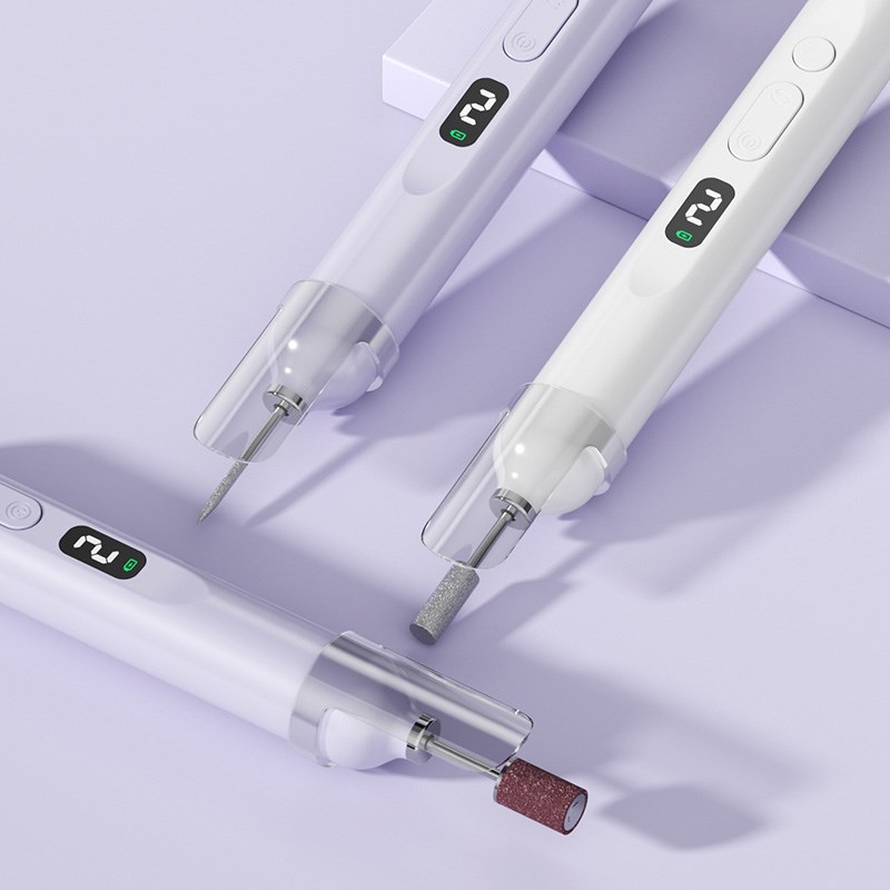 热销胖东莱电动打磨机卸甲修指甲神器灰厚美指甲打磨小型便捷充电