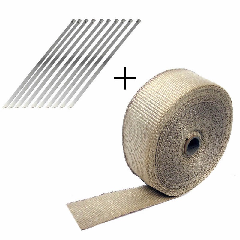 热销汽车改装隔热带/排气管隔热棉/芭蕉带 玻璃纤维带/W芭蕉布10m