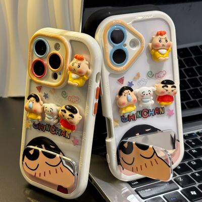 小新公仔支架新款适用苹果16Pro手机壳iPhone15max小米14华为mate70pura80k60oppoReno12荣耀400x100一加13