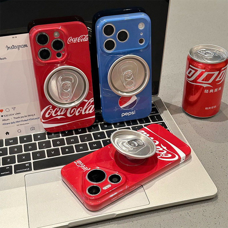 汽水易拉罐支架新款适用苹果17Pro手机壳iPhone16max小米17华为mate70pura80k90iqoo15荣耀500x200reno14y300