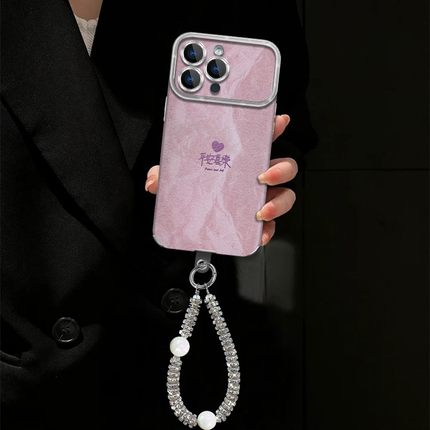 平安喜乐大视窗贴皮适用苹果17Pro手机壳iPhone16max小米15华为mate80pura70k80reno14荣耀400vivox200magic7