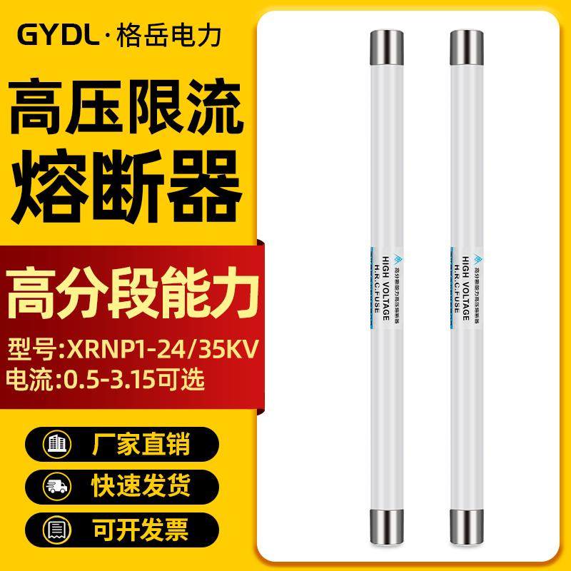 高压限流熔断器XRNP1-24/35KV0.5A1A2A3A电压保险互感器 PT熔管