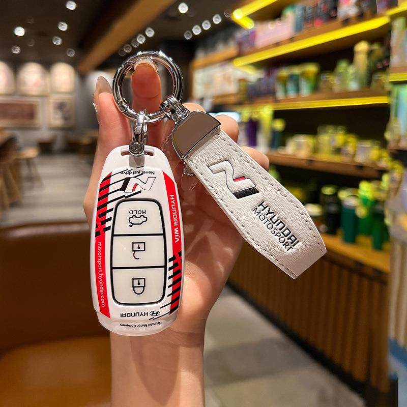 专用韩国现代钥匙套ix25菲斯塔ix35伊兰特悦纳ENCINO名图车包扣壳