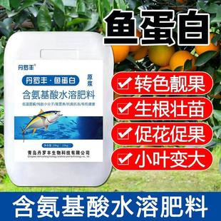鱼蛋白水溶肥料高浓缩鱼蛋白原浆原装 氨基酸水溶肥通用型 正品
