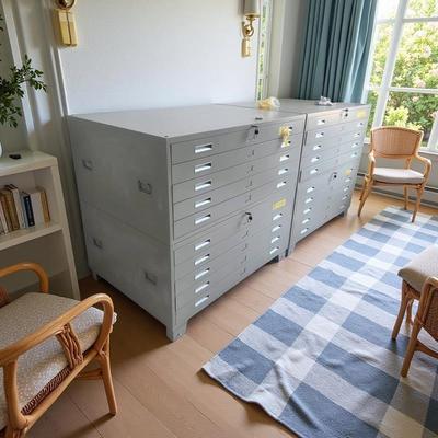 带轮五层移动抽屉柜工程图纸柜0号1号底图柜菲林柜抽屉柜图纸收纳