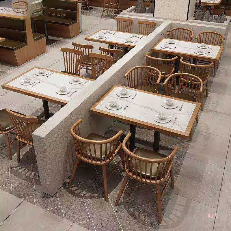 连锁餐厅饭店实木桌椅组合面馆餐馆小吃快餐火锅店靠墙卡座餐桌椅,3C数码配件,USB灯,淘宝优惠券,粉丝福利购,淘宝优惠卷