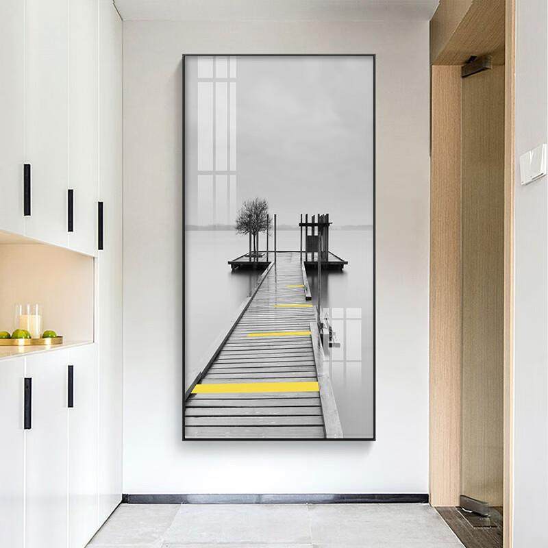 玄关装饰画现代简约风景画走廊过道壁画玄关柜入户正对门楼梯挂画,3C数码配件,USB灯,淘宝优惠券,粉丝福利购,淘宝优惠卷