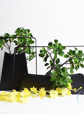 新中式玄关铁艺提样盒摆件酒板房54101装间店展厅电视柜酒柜玄关