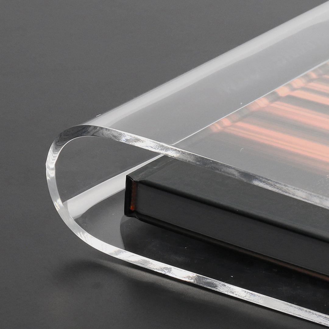 简约现代创意品亚力克透明书架书罩403酒店样板软间装饰桌面摆件