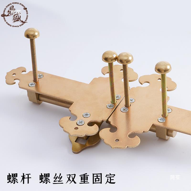 中式大插销老锁式木门锁复古花园庭门院闩仿古挂门DPR门扣门栓