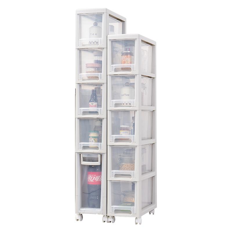 3W1夹缝收纳置物架抽屉式窄夹QAI缝纳柜18C收M20CM超厨E房缝隙置