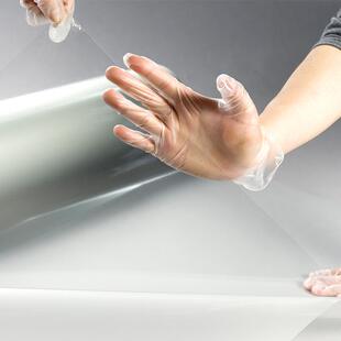 耐寒超透玻璃贴不缩开裂HNB方便撕UV打印商收场橱玻璃窗门不透明