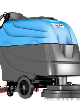 乐Yi盈ngLe洗地式厂机商用手推工业工车间智能无线自动刷扫地VLC