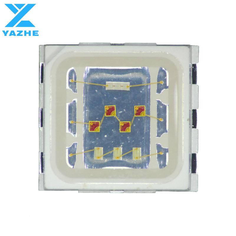 1VEDS1.5W高压58050RGB单颗9V三一3*0.5W-5054RGB6/V全彩L合ED灯