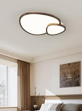 新中式卧室护纹眼吸33928灯创意顶鹅卵石胡桃木轻奢厅书房全客屋