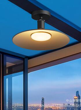 户外防水工吸台顶灯入37188户玄关灯业门廊灯阳顶灯新款极简庭风