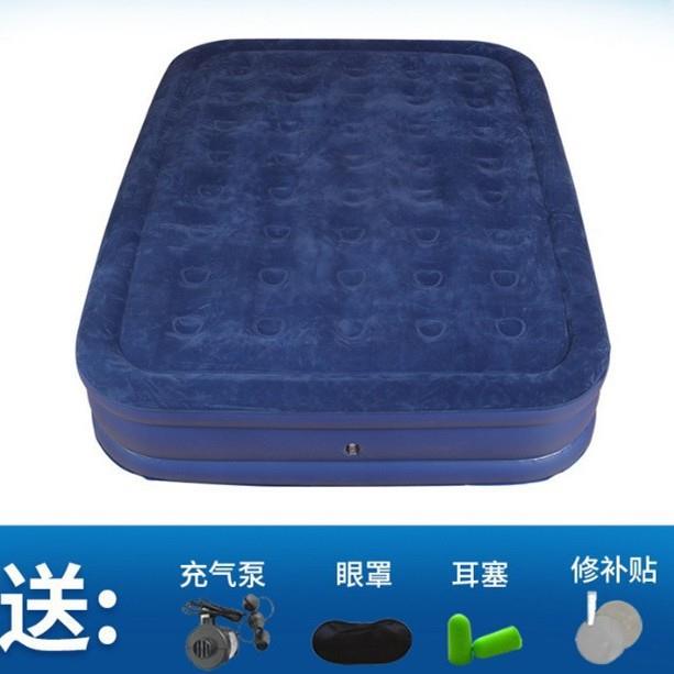 新款植绒家用单人双人加高加厚自动充气床宿舍便携气垫床懒人床垫