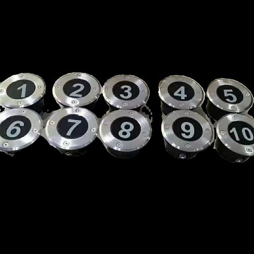 数字指示LED排位灯 剧院台阶踏步嵌入式号码地埋灯影院座位排号灯