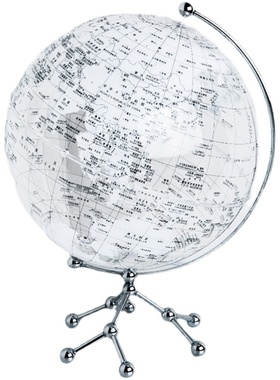 创意透明地球仪摆件办公室桌面书房家居客厅酒柜饰品摆设学习教具