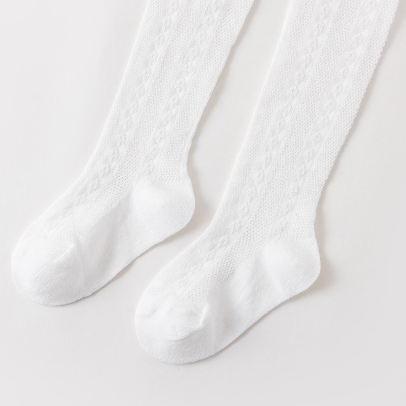 婴儿丝袜连裤袜夏季超薄款防蚊袜女宝宝打底裤网眼透气儿童连体pp