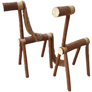 装饰木头马仔实木小木马摆景道具橱窗转角走廊T台活动布展工艺品