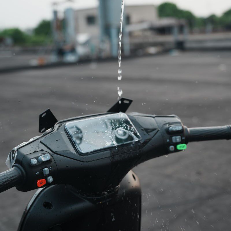 适用于九/号电动车MZmix透明仪表罩高清透明保护壳改装配件