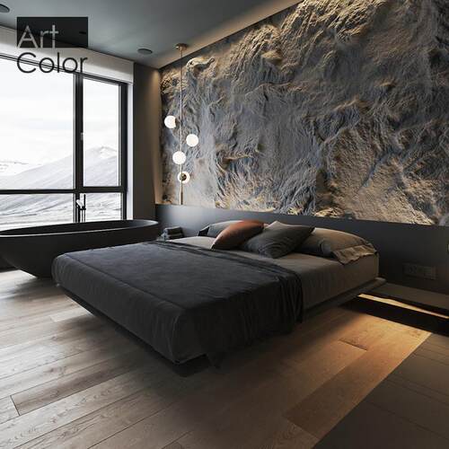 Art Color床无床头小户型大床无靠背箱体日式定制无头北欧悬浮床