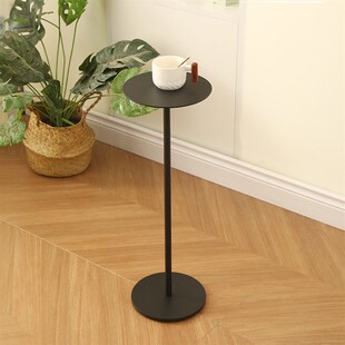 茶几小圆桌子金属网红床头客厅沙发缝简约家用商用迷你简易小桌子