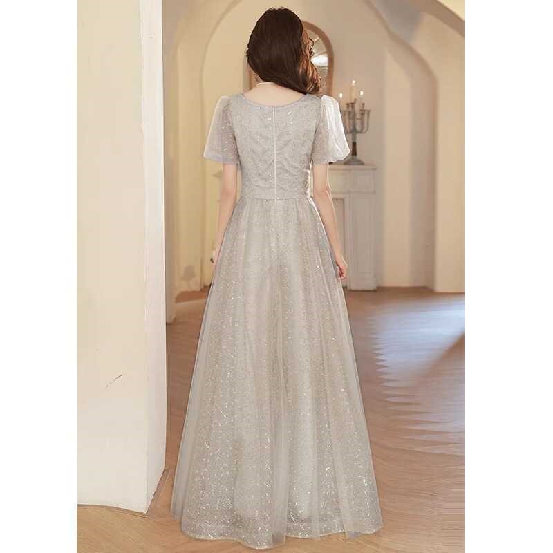 毕业晚礼服裙女高级感生日主持人成人礼法式轻奢小众高端宴会气质