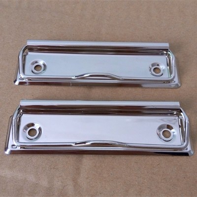 板夹夹304不锈钢金属平头文档夹8寸4寸强力夹画板展板标签弹簧发