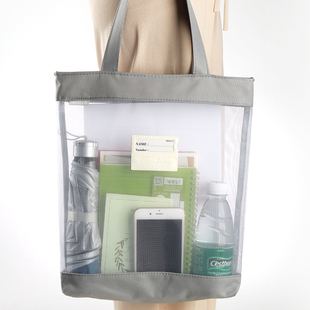 学生手提袋拎书袋a4补课包儿童补习袋美术袋大容量孕检资料收纳袋