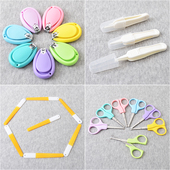 婴儿宝宝儿童安全指甲剪套装 新生婴幼儿儿专用初生防夹肉指甲刀