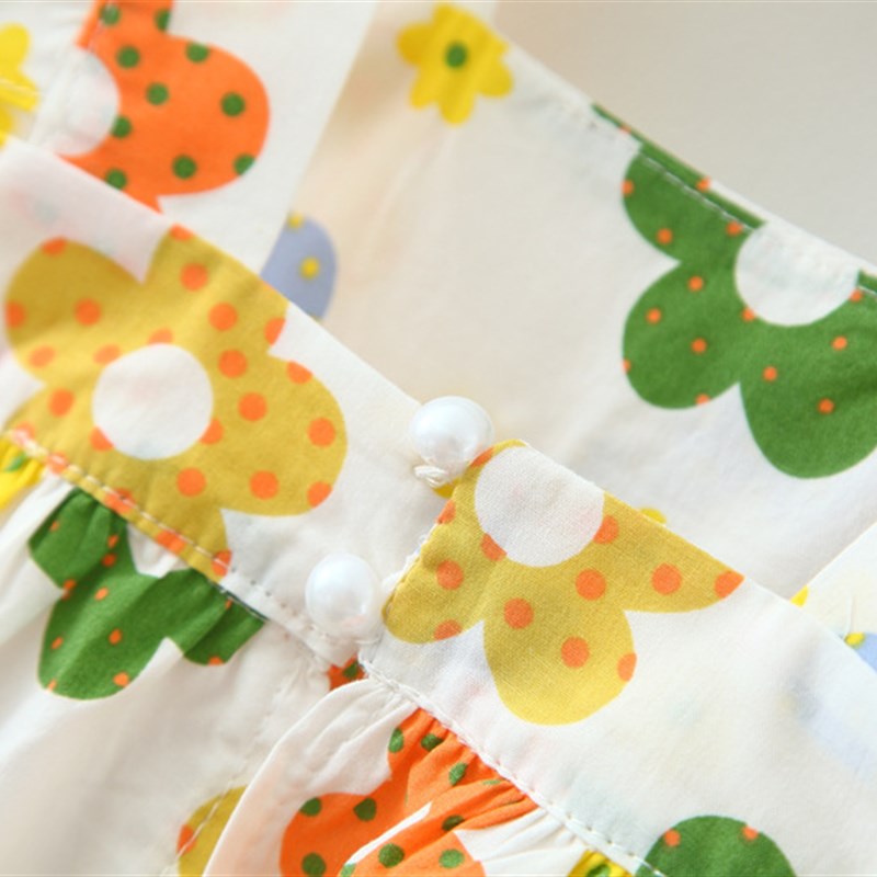 连衣裙夏季女童新款婴儿小宝宝裙子1-2-3岁4女孩吊带裙洋气公主裙