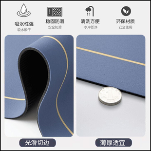 简约入户门地垫防滑吸水垫子免洗耐脏家用门厅大门口玄关满铺定制