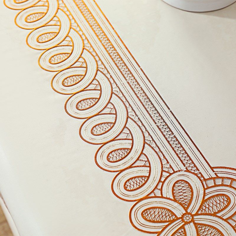 桌布防水防油免洗防烫餐桌布长方形PVC蕾丝高级感茶几布塑料台布,居家布艺,茶几垫,淘宝优惠券,粉丝福利购,淘宝优惠卷