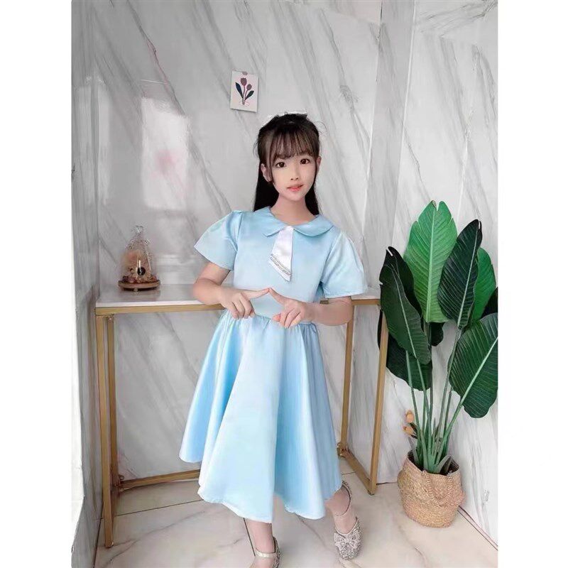 儿童合唱服装演出服男女童演讲礼服中小学生表演朗诵纱裙大合唱团