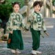古风日常宝宝表演服套装 改良中式 儿童唐装 汉服男童春秋中国风古装