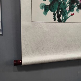 手绘牡丹国画三尺竖版软裱卷轴花开富贵玄关国风客厅装饰画李春凤